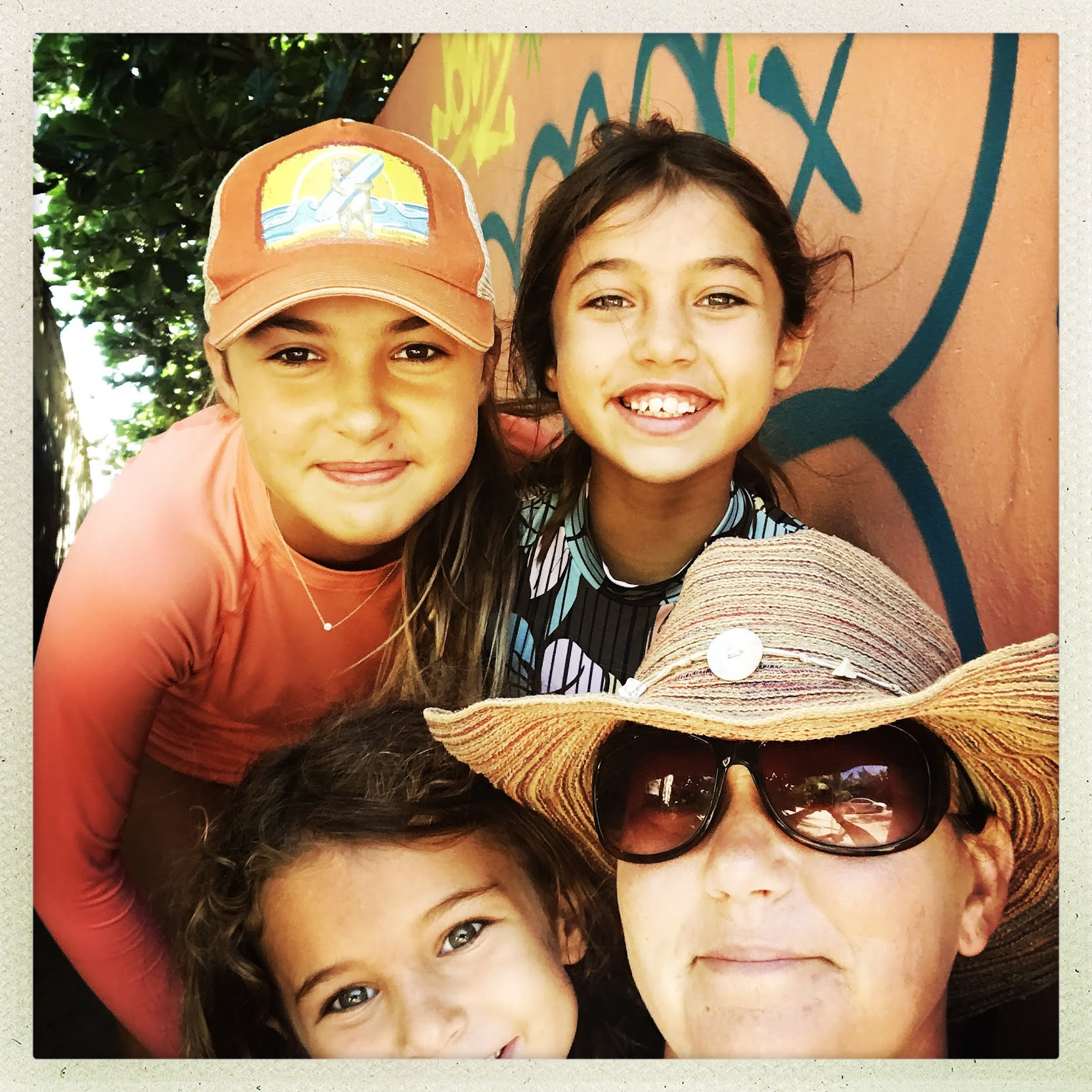 10 - Three sisters with their mother