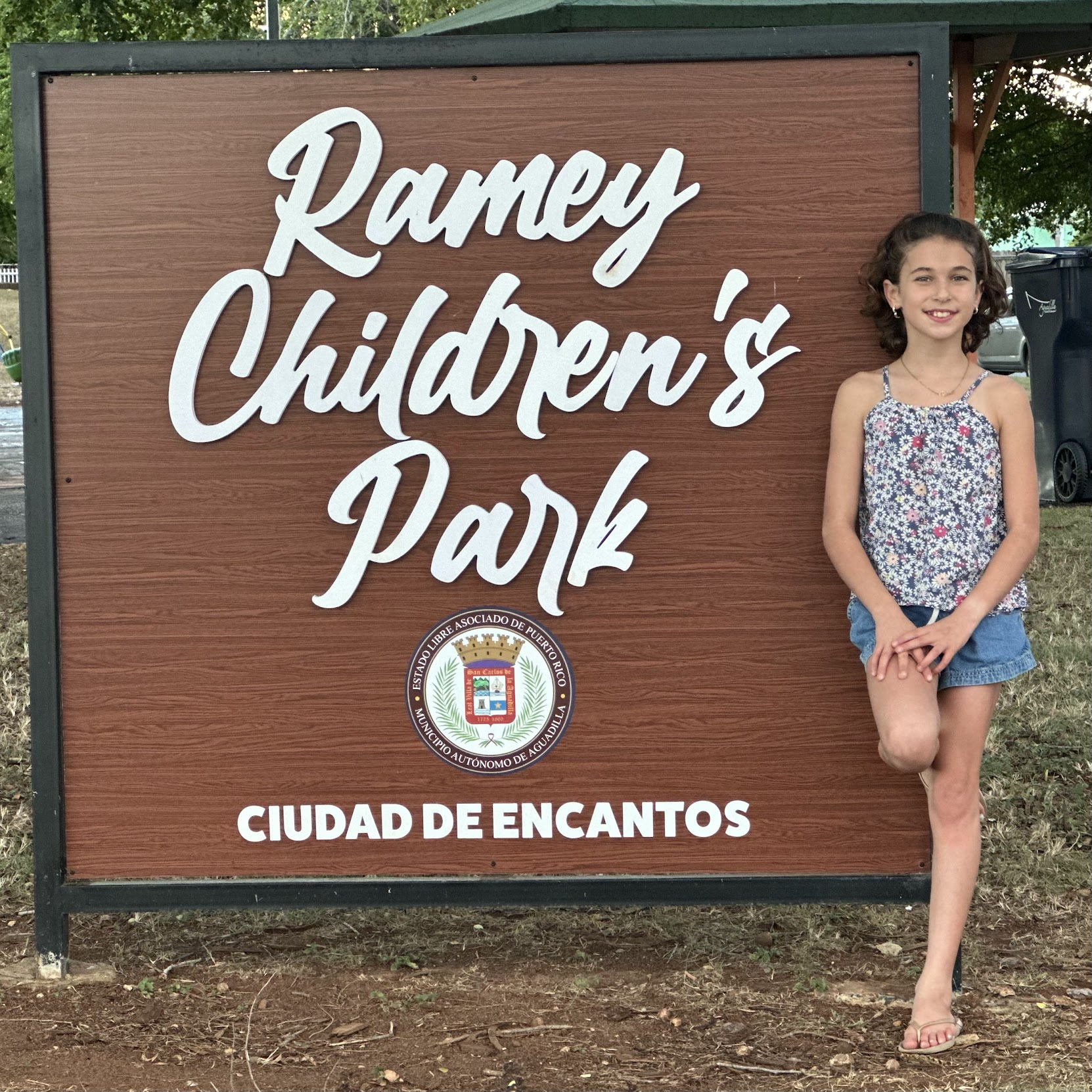 6 - Ramey Children's Park sign